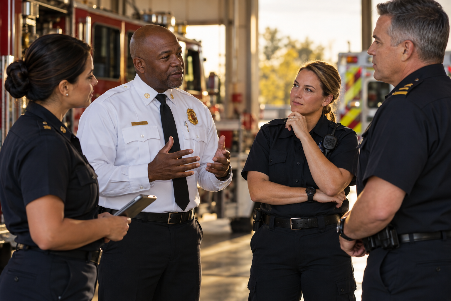 Fire service command officer